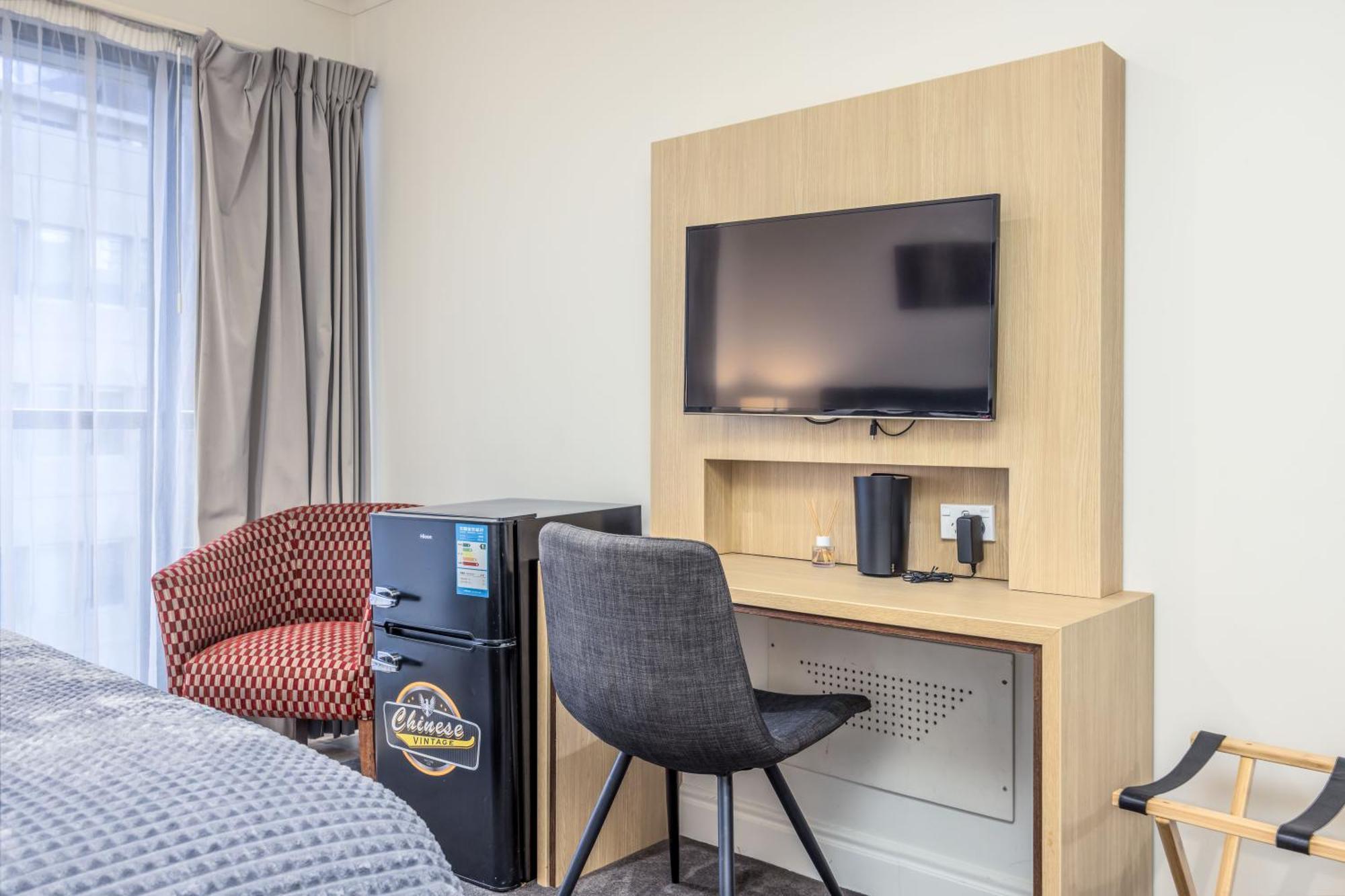 Highrise Studio Apartment W/ Ac, Pool & Gym In Auckland Cbd Exteriör bild